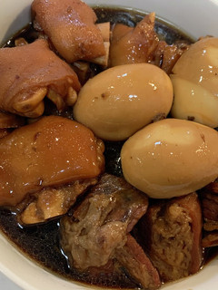 圧力鍋にお任せ 豚足と豚の角煮 黒酢入り-レシピのメイン写真