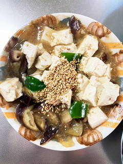 レンジ豚こまワサビソース麻婆豆腐&茄子-レシピのメイン写真