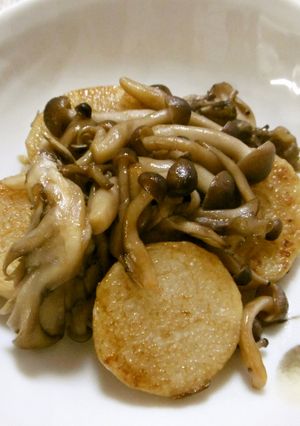 長芋ときのこの炒め物-レシピのメイン写真