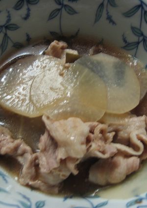 豚バラ肉と大根の薄切り煮-レシピのメイン写真
