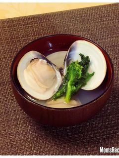 定番 はまぐりのお吸い物(潮汁仕立て)-レシピのメイン写真