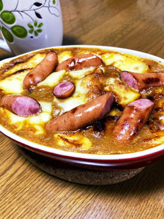 残ったカレーでチーズたっぷり焼きカレー-レシピのメイン写真