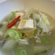 白い 鱈のスープ