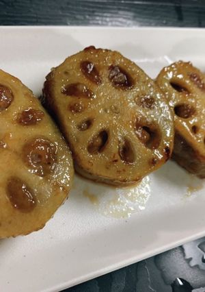 レンコンのはさみ焼き-レシピのメイン写真