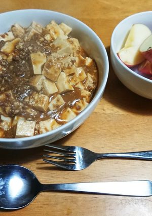 麻婆豆腐丼-レシピのメイン写真