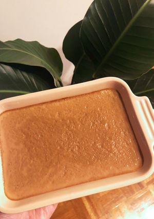 ティーパックで☆大きなほうじ茶プリン-レシピのメイン写真