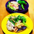 #ヘルシーだけど満足!椎茸と野菜プレート