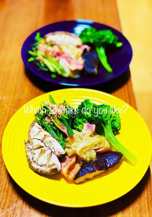 #ヘルシーだけど満足！椎茸と野菜プレート-レシピのメイン写真