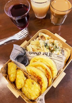マッシュルームグラタンとフレンチトースト-レシピのメイン写真
