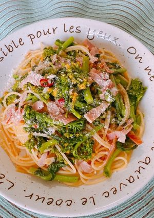 ☆菜の花とベーコンの春パスタ☆-レシピのメイン写真