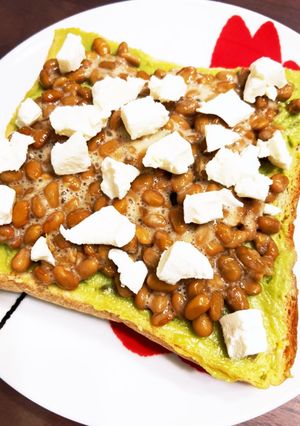 アボカド納豆クリチトースト-レシピのメイン写真