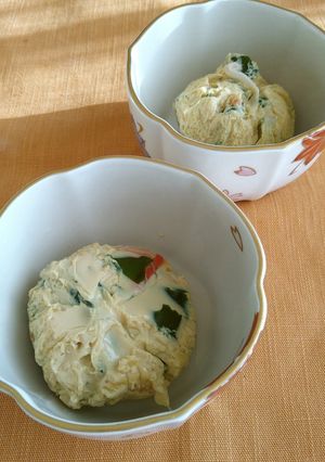 ラップを使った茶碗蒸し♪-レシピのメイン写真