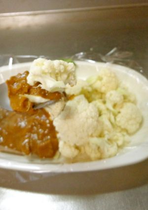 最速の生で食べるカリフラワーカレー-レシピのメイン写真