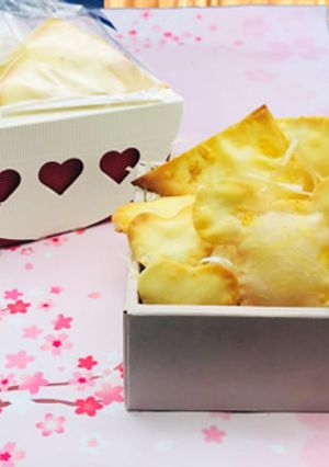 とっても簡単!! ワンタン皮チョコパイ♡-レシピのメイン写真