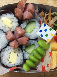 幼稚園 子供大好き 細巻き お弁当-レシピのメイン写真