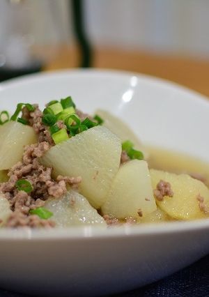 とろとろ大根とそぼろのあんかけ♬-レシピのメイン写真
