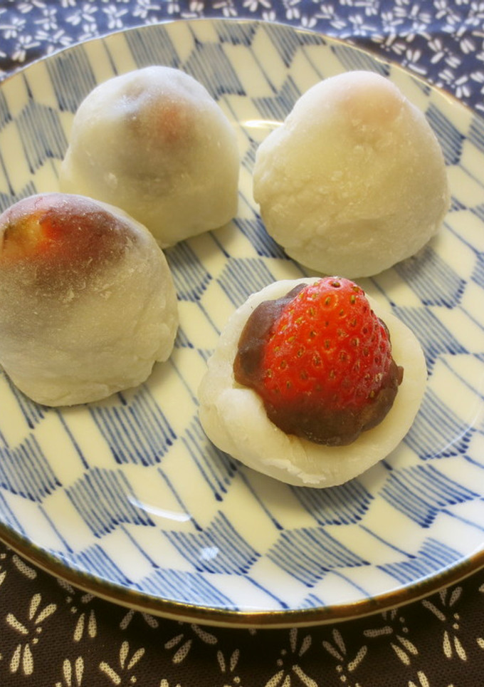 イチゴ大福・ほっこりする旬の　和菓子-レシピのメイン写真