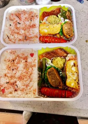パートナーと娘弁当②覚書です。-レシピのメイン写真
