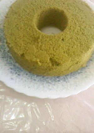 抹茶のシフォンケーキのレシピ-レシピのメイン写真