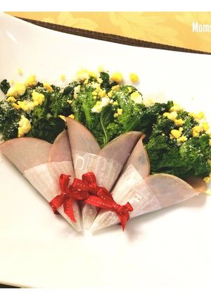 菜の花のブーケサラダ(ミモザサラダ風)-レシピのメイン写真