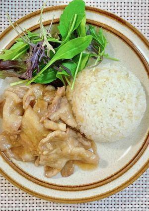 【超簡単】カフェみたいな生姜焼き-レシピのメイン写真