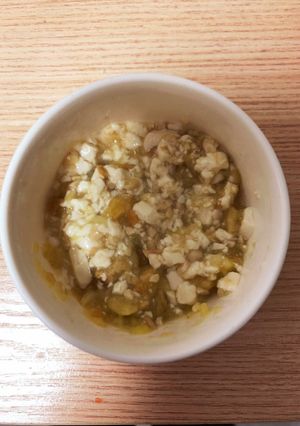 簡単5分離乳食中期の納豆と豆腐とお麩-レシピのメイン写真