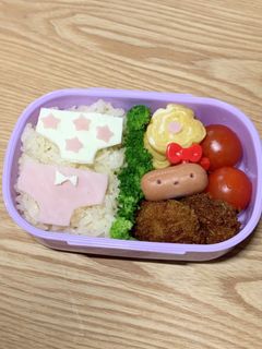 パンティー弁当 年少娘 幼稚園弁当-レシピのメイン写真