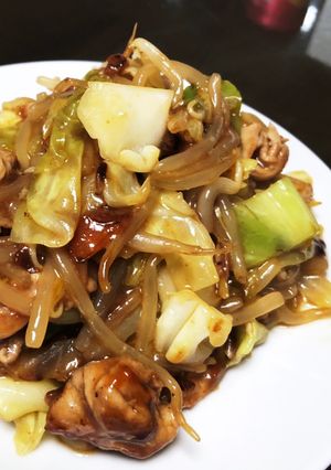 中華風？豚肉と野菜のあんかけ炒め-レシピのメイン写真