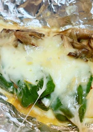 簡単ウマウマとけるチーズで鮭のホイル焼き-レシピのメイン写真