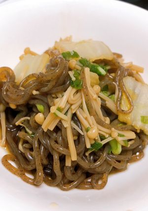えのきと糸こんのすき焼き風煮-レシピのメイン写真