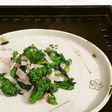【野菜ソムリエ】花菜とベーコンのソテー
