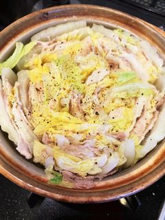 簡単白菜と豚肉のぽかぽかミルフィーユ鍋-レシピのメイン写真