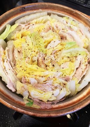 簡単白菜と豚肉のぽかぽかミルフィーユ鍋-レシピのメイン写真