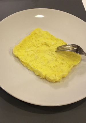 レンチンで焼かない卵焼き　プレーン-レシピのメイン写真