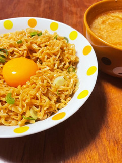 チキンラーメンで作る つけ油そば-レシピのメイン写真