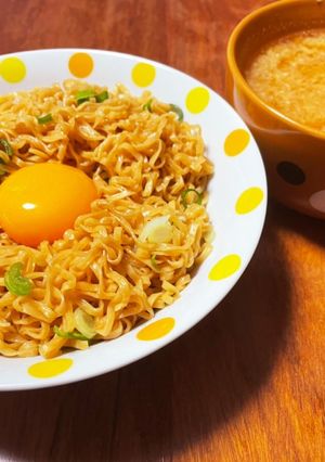 チキンラーメンで作る つけ油そば-レシピのメイン写真