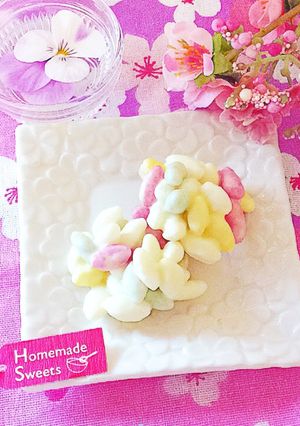 ひな祭りに♡ひなあられでパフチョコ風♬-レシピのメイン写真