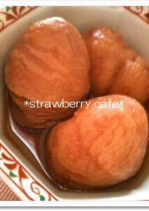 栗の甘露煮-レシピのメイン写真
