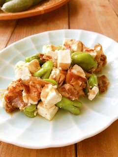 簡単♪そら豆とチーズのおかか和え-レシピのメイン写真