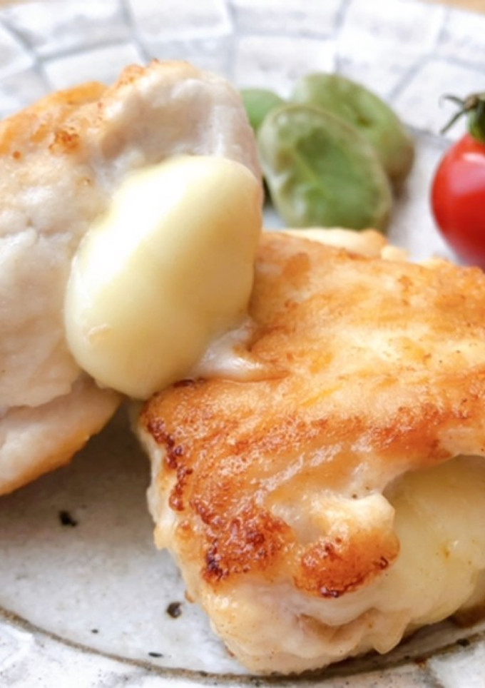 簡単♪鶏ささみの梅チーズ焼き-レシピのメイン写真