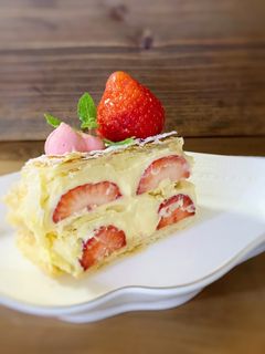 レモンカスタードのいちごのミルフィーユ-レシピのメイン写真