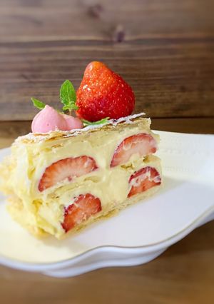 レモンカスタードのいちごのミルフィーユ-レシピのメイン写真