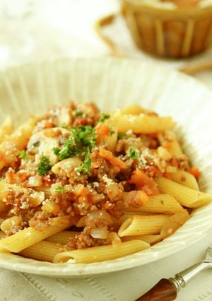 市販のトマトソース缶で簡単★ボロネーゼ-レシピのメイン写真