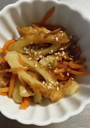 ちくわのきんぴら-レシピのメイン写真