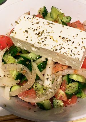 ギリシャ風サラダ-レシピのメイン写真