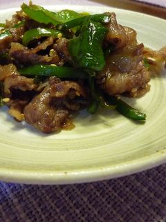 牛肉とピーマンの炒め物-レシピのメイン写真
