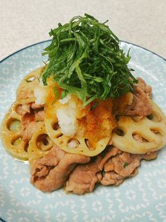 さっぱり食べれる♪れんこんと豚バラ炒め-レシピのメイン写真