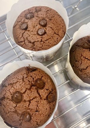 チョコマフィン♡さくさくしっとり-レシピのメイン写真