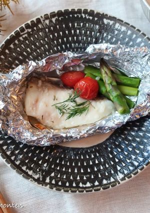 ハーブ香る鯛の三五八ホイル焼き-レシピのメイン写真