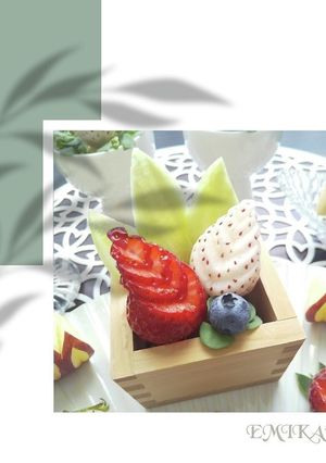 きゅうりの葉っぱ飾り切り-レシピのメイン写真